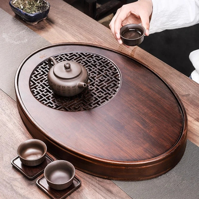 Chinese Heavy Bamboo Water Storage Tea Tray, Small Round Tea Table for Home Multi-Purpose Dry Brew Tray, 2025 New Design
Chinese Heavy Bamboo Water Storage Tea Tray, Small Round Tea Table for Home Multi-Purpose Dry Brew Tray, 2025 New Design