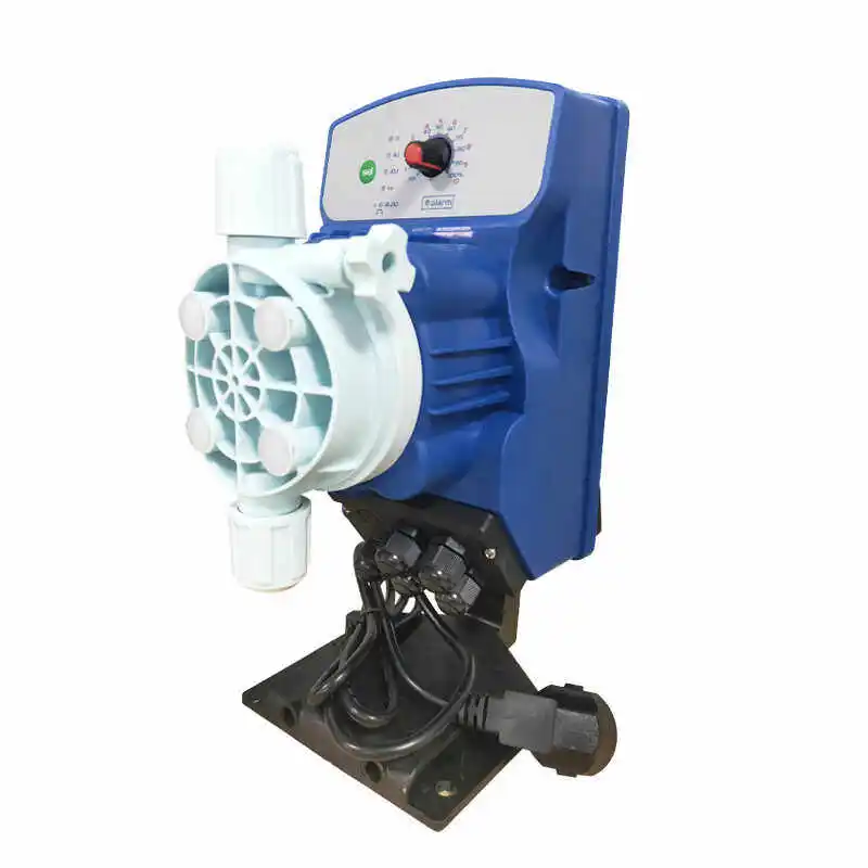 Electromagnetic diaphragm metering pump corrosion-resistant acid and alkali dosing pump
Electromagnetic diaphragm metering pump corrosion-resistant acid and alkali dosing pump