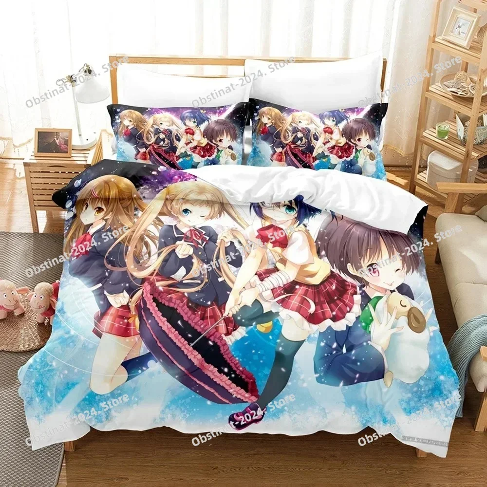Anime Love Chunibyo & Other Delusions Rikka Bedding Set Printed Comforter Duvet Cover Pillow Case 3 Pieces Sets Kids Adult Size
Anime Love Chunibyo & Other Delusions Rikka Bedding Set Printed Comforter Duvet Cover Pillow Case 3 Pieces Sets Kids Adult Size
