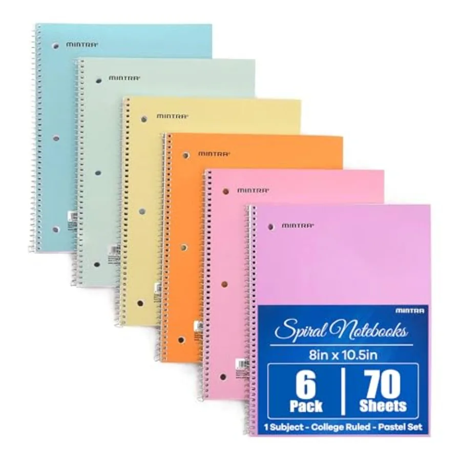 Spiral Notebooks, Wirebound, Journals for School, Work, Business, Aesthetic Stationery, Writing Pads, Teacher and Student Suppl
Spiral Notebooks, Wirebound, Journals for School, Work, Business, Aesthetic Stationery, Writing Pads, Teacher and Student Suppl