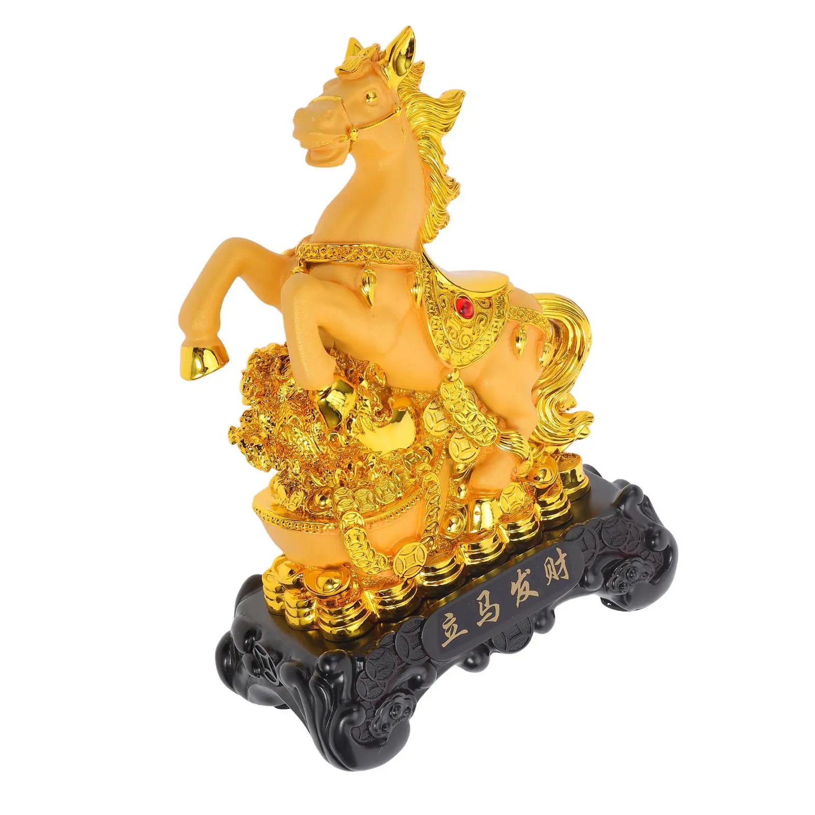 Golden Horse Resin Ornament 2026 Year of The Horse Standing Sculpture for Home Office Decor Chinese New Year Luck Statue
Golden Horse Resin Ornament 2026 Year of The Horse Standing Sculpture for Home Office Decor Chinese New Year Luck Statue
