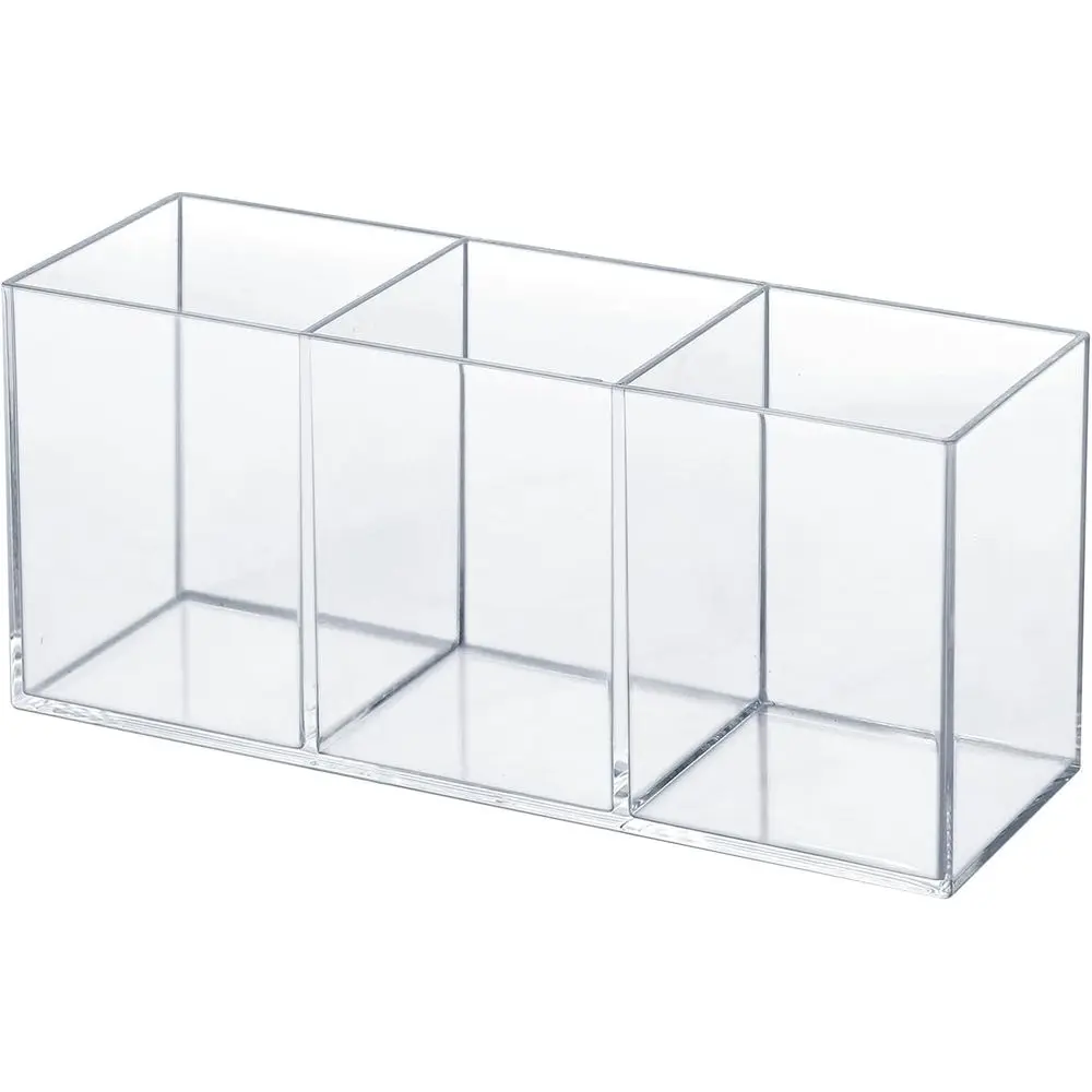 Transparent Acrylic Silverware and Pen Organizer, Ideal for Office, Bedroom, and Bathroom Storage
Transparent Acrylic Silverware and Pen Organizer, Ideal for Office, Bedroom, and Bathroom Storage