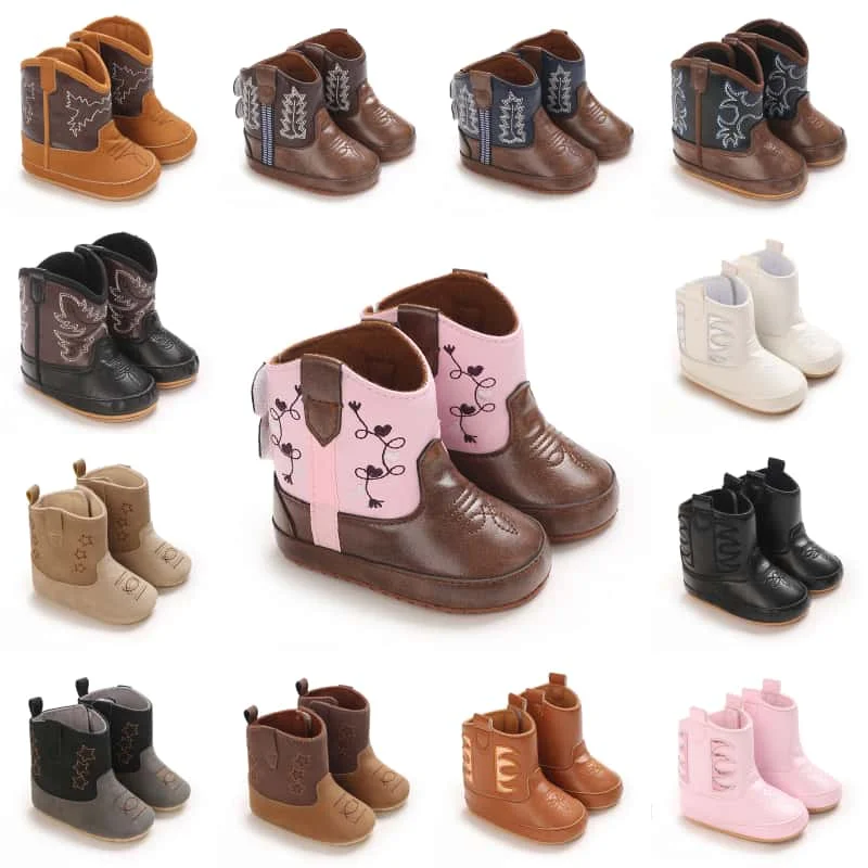 0-18M Unisex Baby Boys Girls Vintage Embroidered Cowboy Ankle Boots Soft Sole Casual Learning Walk Infant Footwear
0-18M Unisex Baby Boys Girls Vintage Embroidered Cowboy Ankle Boots Soft Sole Casual Learning Walk Infant Footwear