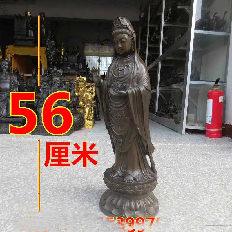 56CM Huge large -HOME SHOP Temple Lobby Safety Health GOOD luck efficacious Protection Lotus Guanyin Buddha bronze statue
56CM Huge large -HOME SHOP Temple Lobby Safety Health GOOD luck efficacious Protection Lotus Guanyin Buddha bronze statue