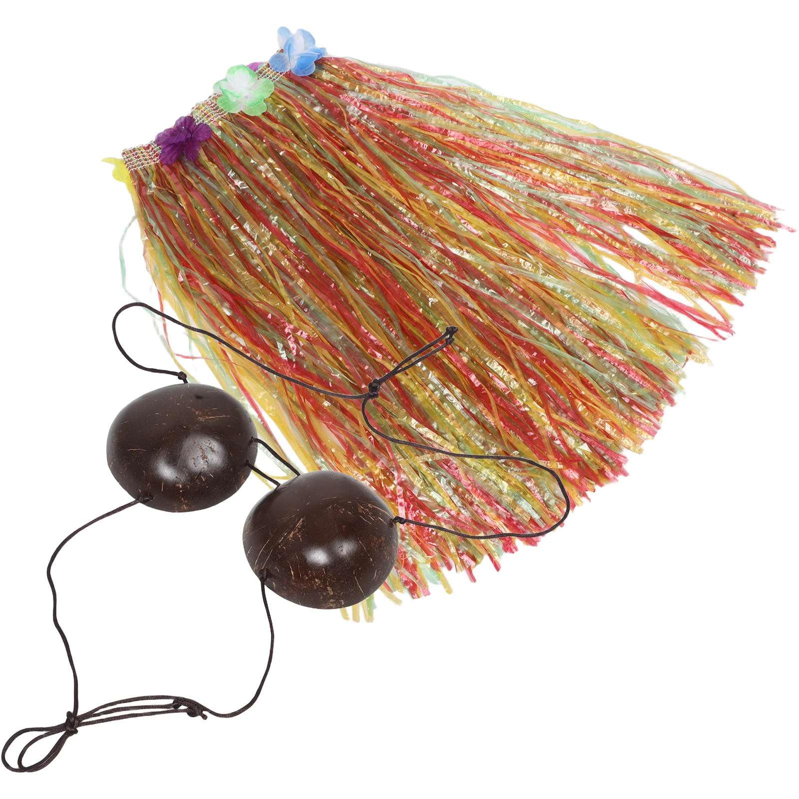 Coconut Bra Hawaiian Grass Skirt Set Tropical Luau Party Dance Outfit Summer Beach Lei Costume Hawaiian Outfits for Women
Coconut Bra Hawaiian Grass Skirt Set Tropical Luau Party Dance Outfit Summer Beach Lei Costume Hawaiian Outfits for Women