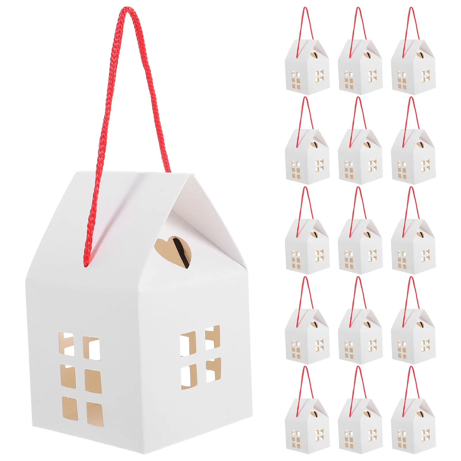 50Pcs House Shaped Candy Boxes Wedding Favor Packaging Fancy Treat Boxes for Birthday Party Holiday Event Decorations
50Pcs House Shaped Candy Boxes Wedding Favor Packaging Fancy Treat Boxes for Birthday Party Holiday Event Decorations