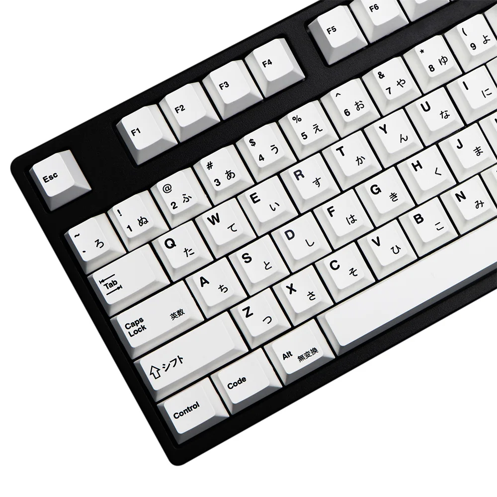 Minimalist White Japanese Keycaps Pure Simple White Keycaps PBT 137 keys for Cherry MX Switch Mechanical Keyboard
Minimalist White Japanese Keycaps Pure Simple White Keycaps PBT 137 keys for Cherry MX Switch Mechanical Keyboard
