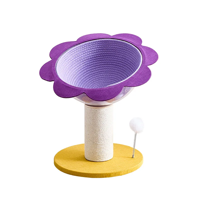 Cat climbing frame cat nest integrated sunflower scratching nest wear-resistant, cat teasing stick scratching column
Cat climbing frame cat nest integrated sunflower scratching nest wear-resistant, cat teasing stick scratching column