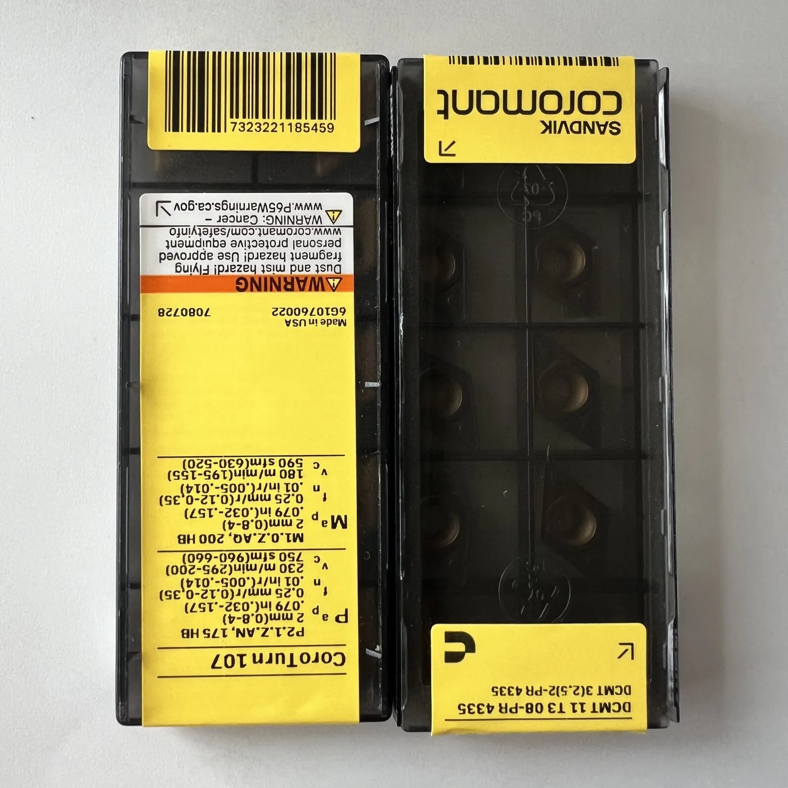 SANDVIK / DCMT11T308-PR 4335 / Original Swedish hard alloy blade 10 Pcs
SANDVIK / DCMT11T308-PR 4335 / Original Swedish hard alloy blade 10 Pcs