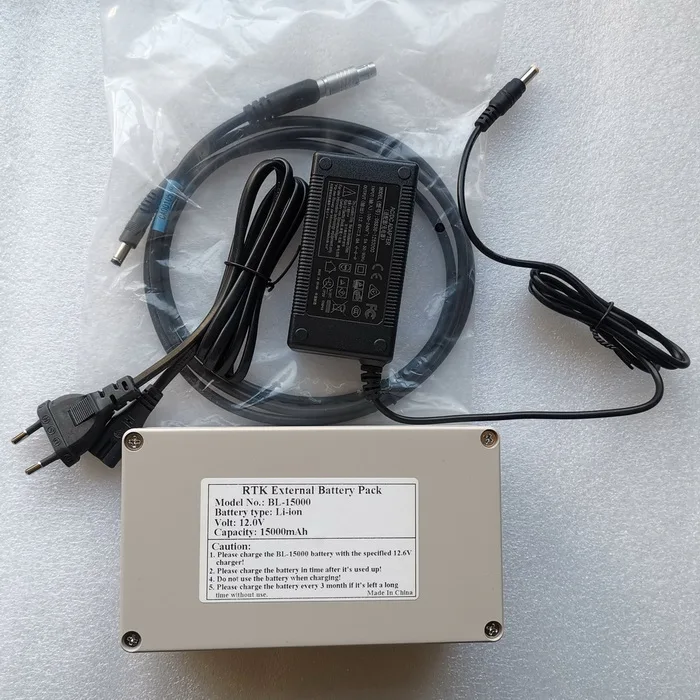 BL15000, BL-15000 External Battery for Leic South Hi-target Trimble Topco, SOKK GPS GNSS, 12V 15000mAh
BL15000, BL-15000 External Battery for Leic South Hi-target Trimble Topco, SOKK GPS GNSS, 12V 15000mAh
