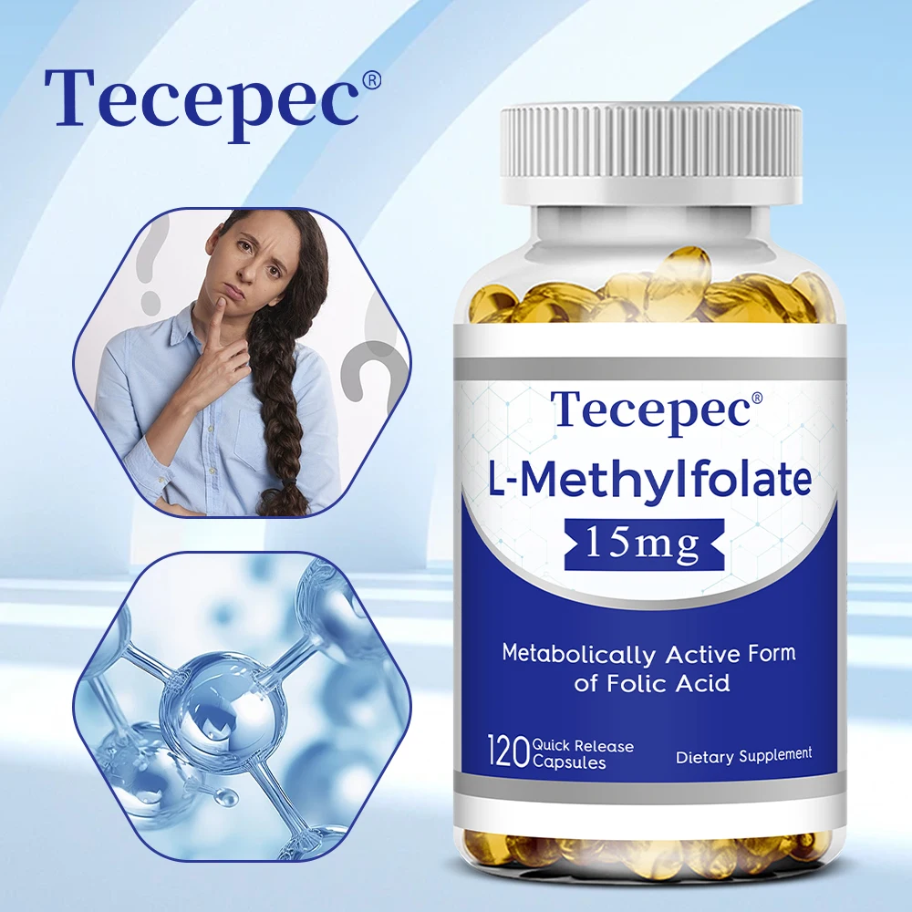 L-Methylfolate Капсулы 15 мг — силовая активная метильная папка, для мужчин и женщин, сбалансированное настроение и общие здоровье, без ГМО 
L-Methylfolate Капсулы 15 мг — силовая активная метильная папка, для мужчин и женщин, сбалансированное настроение и общие здоровье, без ГМО