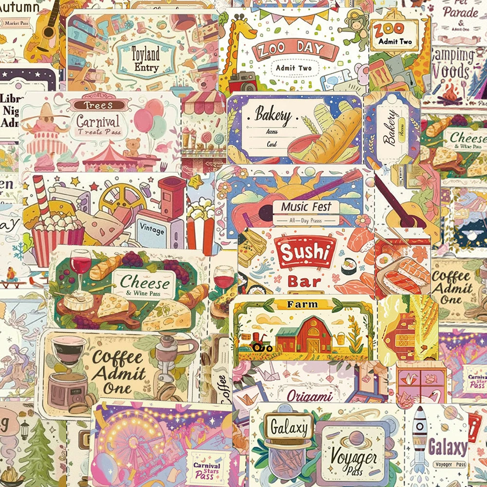 10/30/50pcs INS Cute Dream Ticket Cartoon Stickers Waterproof Graffiti Phone Notebook Laptop Stationery Sticker Fun for Kid Toys
10/30/50pcs INS Cute Dream Ticket Cartoon Stickers Waterproof Graffiti Phone Notebook Laptop Stationery Sticker Fun for Kid Toys