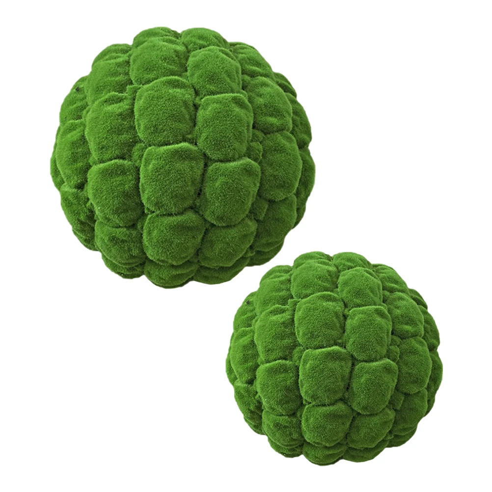 2 Pcs Simulated Moss Ball Decoration Beautiful Rocks Decorative Spheres Balls Manual Covered Stone Flocking
2 Pcs Simulated Moss Ball Decoration Beautiful Rocks Decorative Spheres Balls Manual Covered Stone Flocking