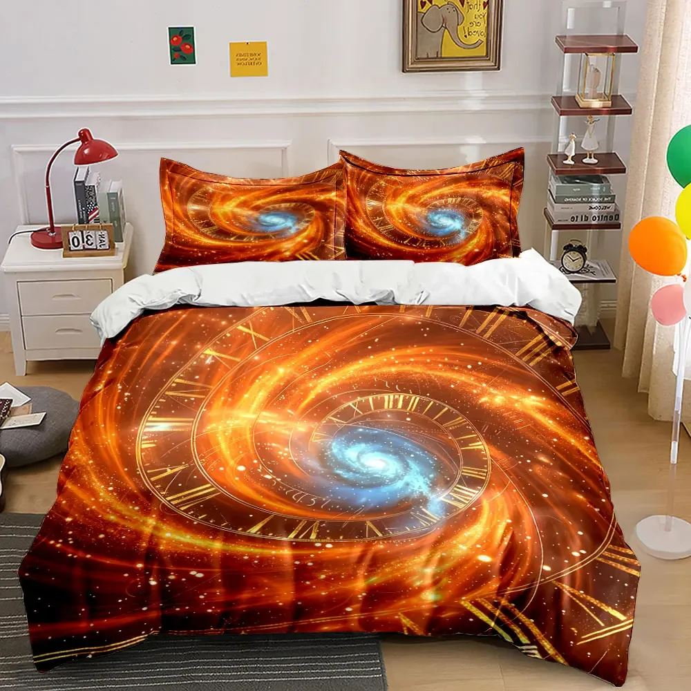 Galaxy Clockwork Art Decor Soft Comfortable Duvet Cover Bedding Set Included 1*Duvet Cover & 2*Pillowcases, gift
Galaxy Clockwork Art Decor Soft Comfortable Duvet Cover Bedding Set Included 1*Duvet Cover & 2*Pillowcases, gift