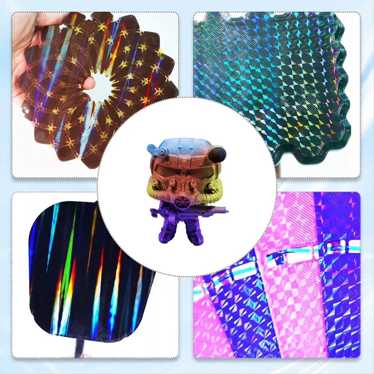 T69C! Double Sided Textured H1H Sheet 310x310mm, Flexible Rainbow Streak+Phantom H1H Magnetic Build Plate for CR-10 CR-10S
T69C! Double Sided Textured H1H Sheet 310x310mm, Flexible Rainbow Streak+Phantom H1H Magnetic Build Plate for CR-10 CR-10S