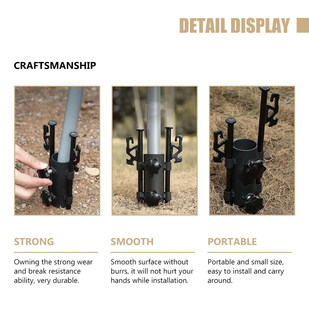 Canopy Tent Pole Holder Awning Rod Fixed Tube Portable Camping Accessories Durable Smooth Small Size Easy Install
Canopy Tent Pole Holder Awning Rod Fixed Tube Portable Camping Accessories Durable Smooth Small Size Easy Install