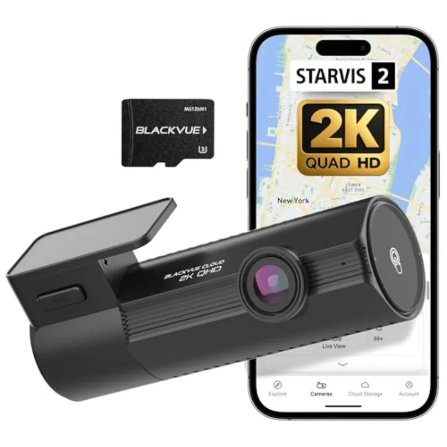 Dash Cam for Car Use, 2K QHD Front Camera with STARVIS 2 Sensor, Black, HDR + Smart Parking Mode + Power Saving + Event Detecti
Dash Cam for Car Use, 2K QHD Front Camera with STARVIS 2 Sensor, Black, HDR + Smart Parking Mode + Power Saving + Event Detecti