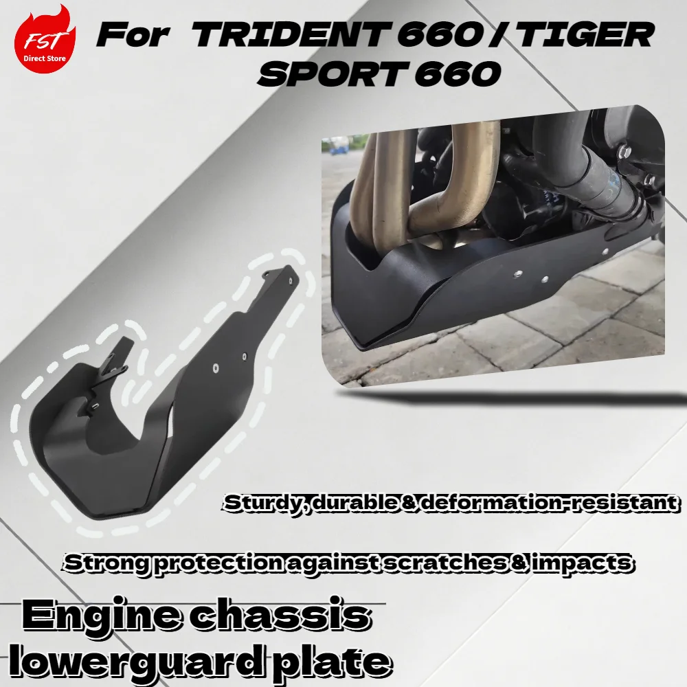 For Tiger 660 Trident Motorcycle Engine Chassis Under Guard Skid Plate Modified Parts
For Tiger 660 Trident Motorcycle Engine Chassis Under Guard Skid Plate Modified Parts