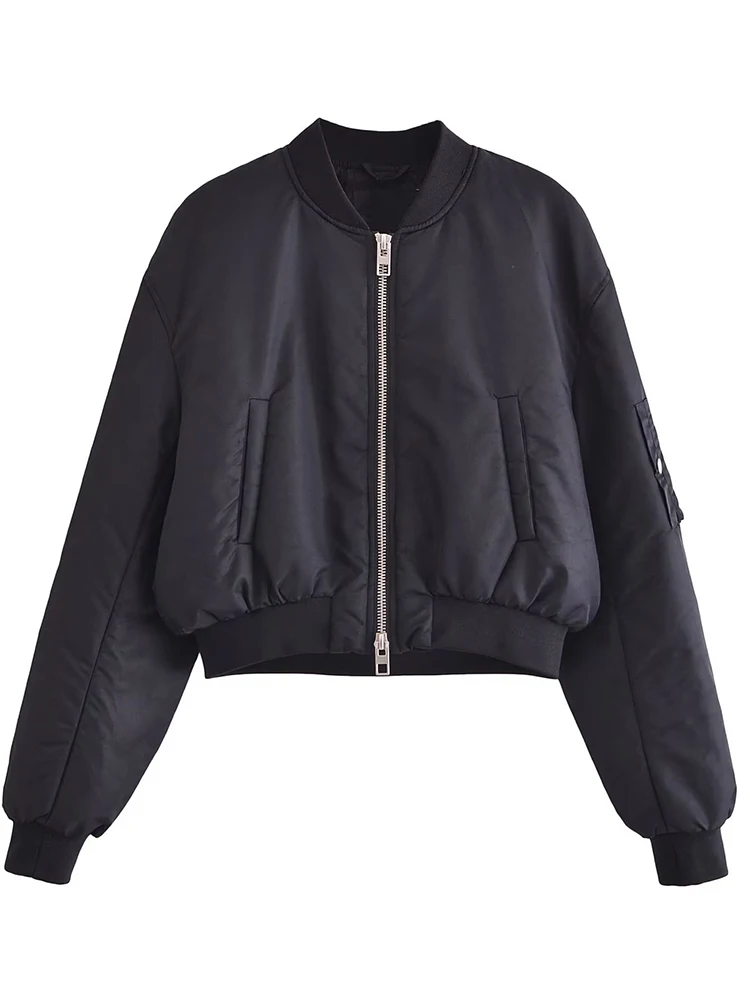 YENKYE Autumn Women Black Crop Bomber Jacket Vintage Long Sleeve Zipper Female Streetwear Coat
YENKYE Autumn Women Black Crop Bomber Jacket Vintage Long Sleeve Zipper Female Streetwear Coat