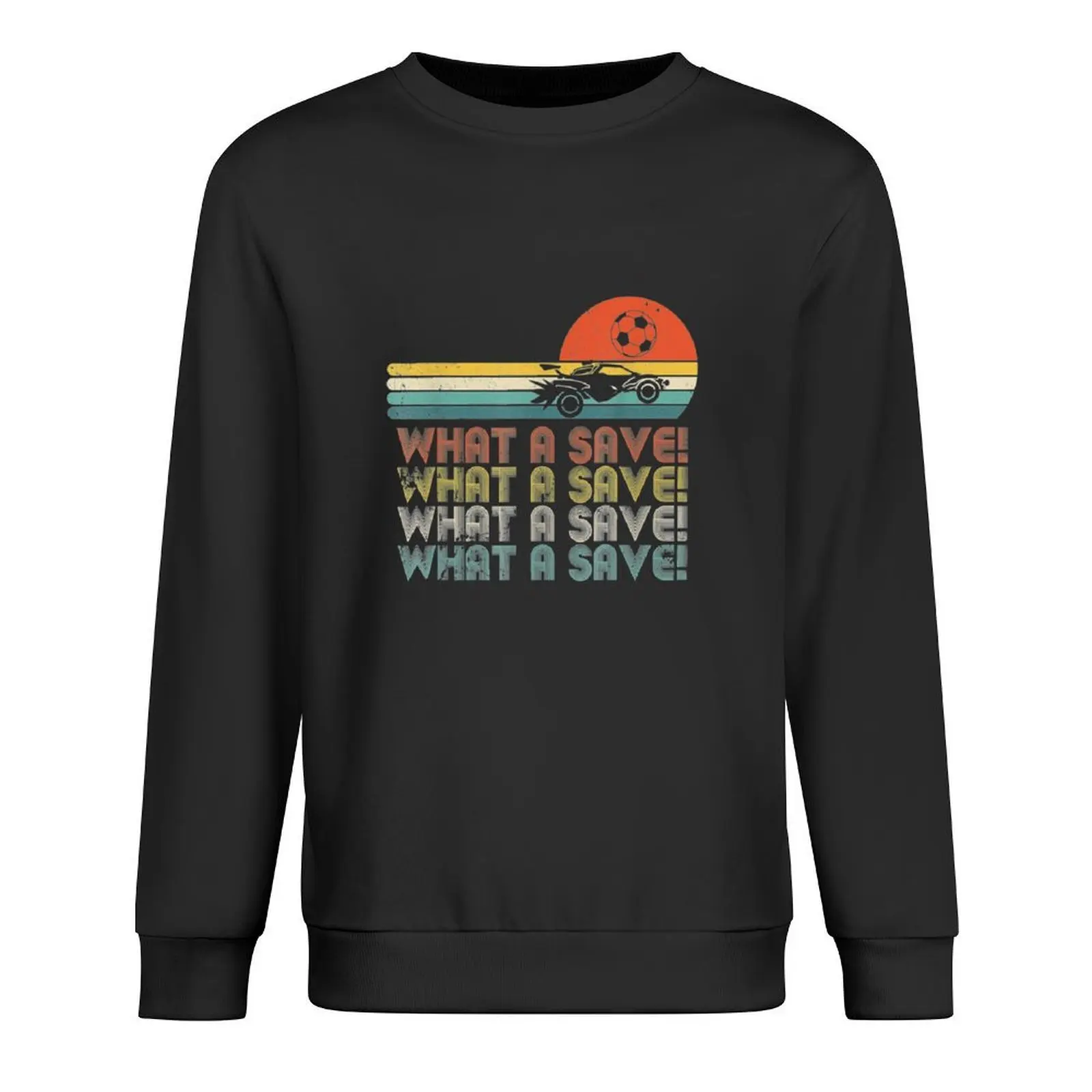 What a save Vintage Retro Rocket Soccer Car League Pullover autumn new products tracksuit men sweatshirts
What a save Vintage Retro Rocket Soccer Car League Pullover autumn new products tracksuit men sweatshirts