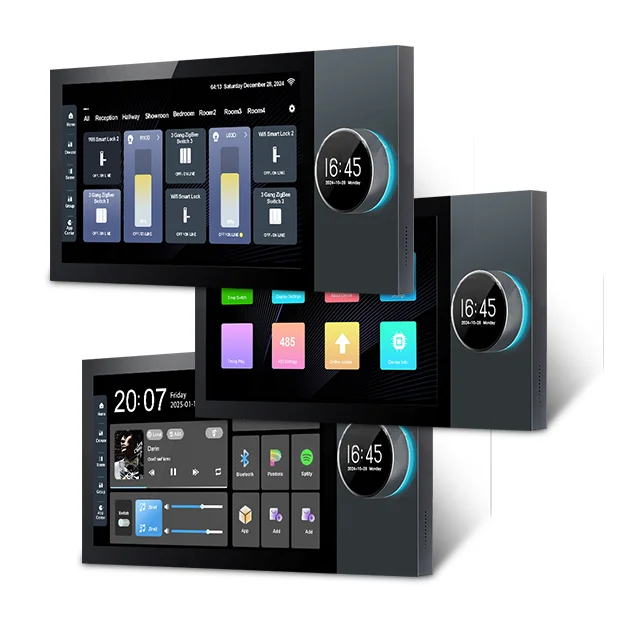 2025 Newest GS-Q7 7 Inch Background Music Center Panel with Built-in Tuya Zigbee Gateway Playback Two Zones Music Amplifier
2025 Newest GS-Q7 7 Inch Background Music Center Panel with Built-in Tuya Zigbee Gateway Playback Two Zones Music Amplifier