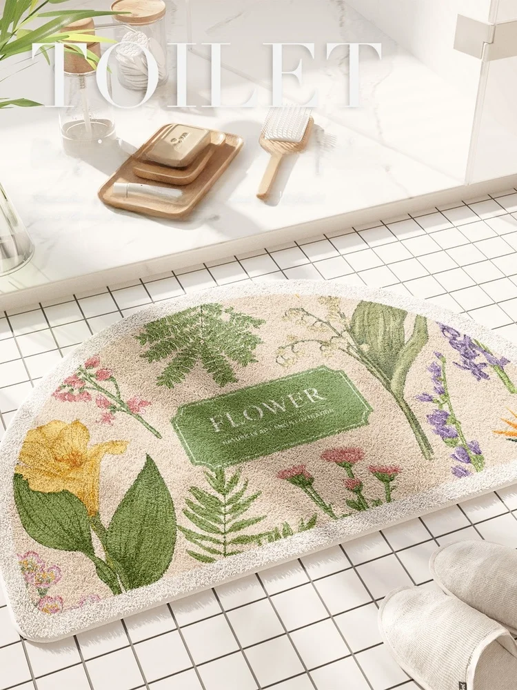 American Sle Fre Absorbent Thi Batoom Door Mat Anti-Slip Entrance Rug Home Decorative Floor Mat Plant Floral Pattern
American Sle Fre Absorbent Thi Batoom Door Mat Anti-Slip Entrance Rug Home Decorative Floor Mat Plant Floral Pattern