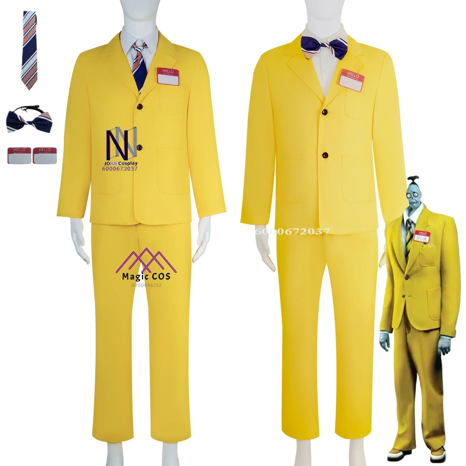 New Movie BOB Cosplay Costume - Yellow Suit Uniform for Men & Women: Halloween, Carnival, Comic-Con Outfit
New Movie BOB Cosplay Costume - Yellow Suit Uniform for Men & Women: Halloween, Carnival, Comic-Con Outfit
