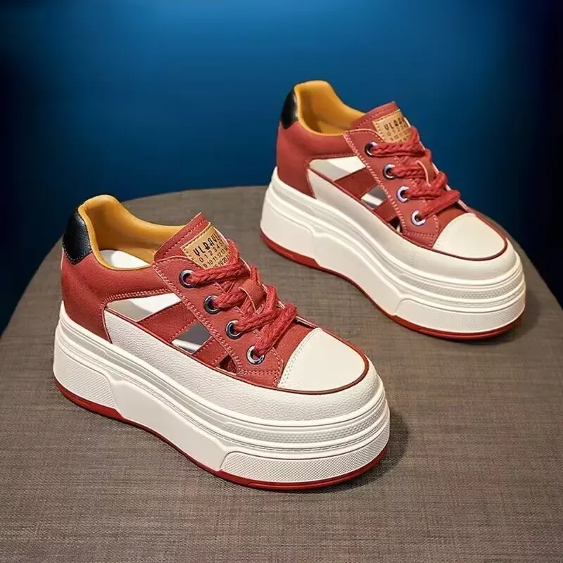 2025 Summer Woman Platform Sneakers Wedge Shoes Female 7cm Height Increasing Hollow Out Breathable Casual Shoes Canvas Shoes
2025 Summer Woman Platform Sneakers Wedge Shoes Female 7cm Height Increasing Hollow Out Breathable Casual Shoes Canvas Shoes