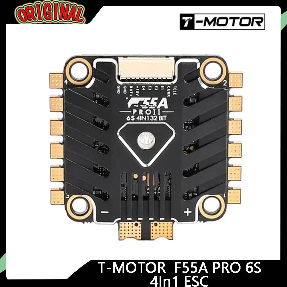 F55A PROⅡ 6S 4IN1 ESC - AM32 Electrical Speed Control with LED & BEC for FPV Motors RC Racing Drone
F55A PROⅡ 6S 4IN1 ESC - AM32 Electrical Speed Control with LED & BEC for FPV Motors RC Racing Drone