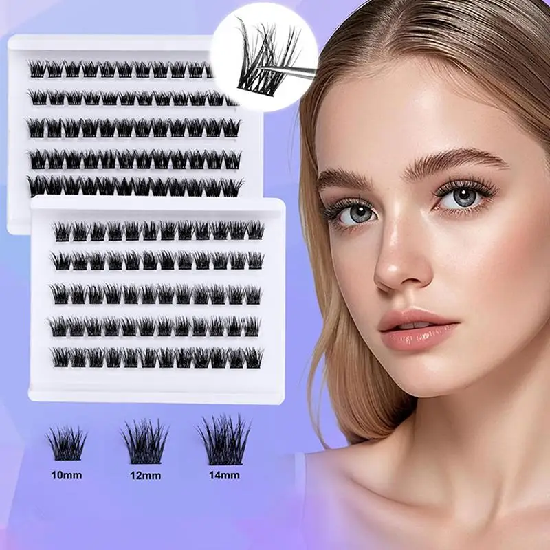 DIY Eyelash Extensions Individual Cluster False Eyelashes 10-14mm Thick Curly Fluffy Lashes for Eye Makeup Enhancement
DIY Eyelash Extensions Individual Cluster False Eyelashes 10-14mm Thick Curly Fluffy Lashes for Eye Makeup Enhancement