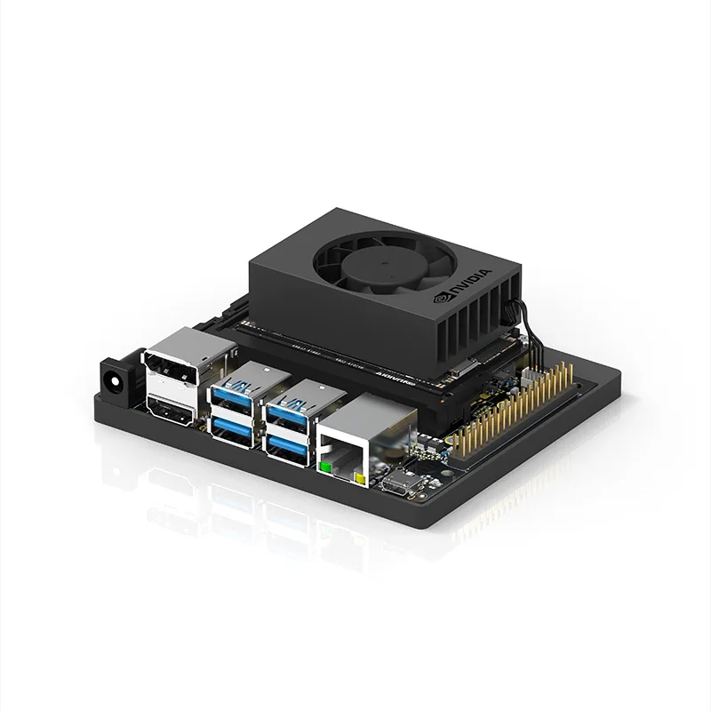 NVIDIA JETSON XAVIER NX Комплекты разработки AI 16 ГБ 21TOPS Платы разработки смесей AI для шлюза Edge Computing
NVIDIA JETSON XAVIER NX Комплекты разработки AI 16 ГБ 21TOPS Платы разработки смесей AI для шлюза Edge Computing