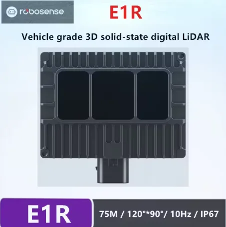 Robosense E1R Fully Solid-State 3D Digital LiDAR Vehicle grade ranging of 75 meters
Robosense E1R Fully Solid-State 3D Digital LiDAR Vehicle grade ranging of 75 meters