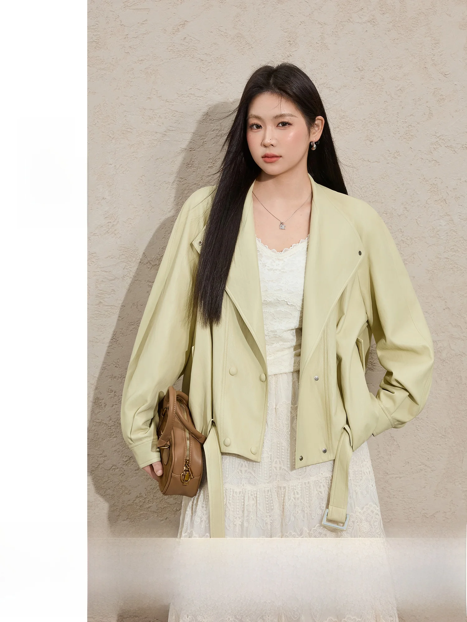 Ultra-Soft Large Size Women's Leather Jaet Spring 2026 Casual Faionable Loose Coat Blue Language Commute Sle Straight Cut
Ultra-Soft Large Size Women's Leather Jaet Spring 2026 Casual Faionable Loose Coat Blue Language Commute Sle Straight Cut