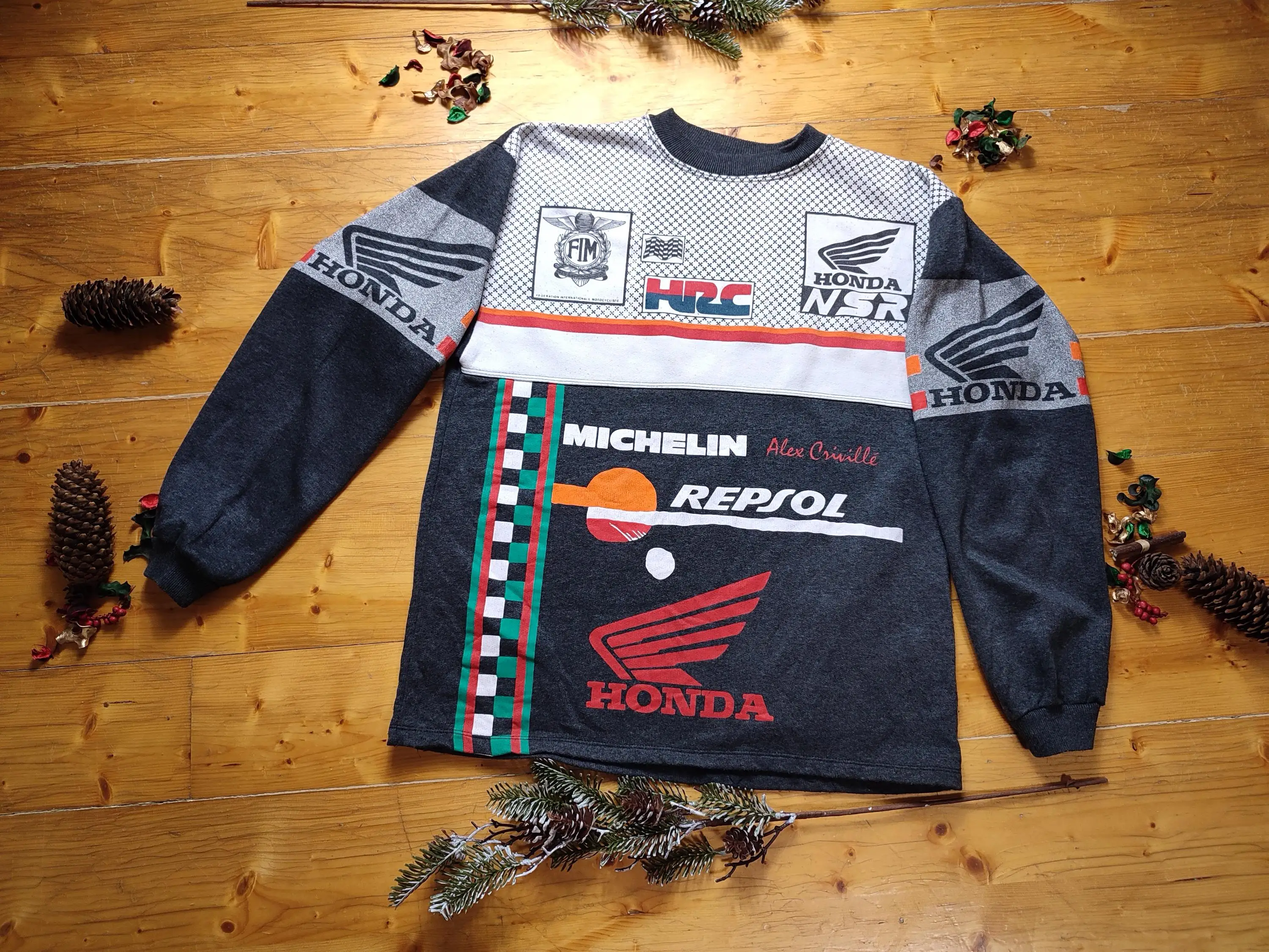 Винтажная футболка Honda Racing Motorcross с длинными рукавами для мотокросса, быстросохнущая, для гонок на мотоциклах по бездорожью.
Винтажная футболка Honda Racing Motorcross с длинными рукавами для мотокросса, быстросохнущая, для гонок на мотоциклах по бездорожью.