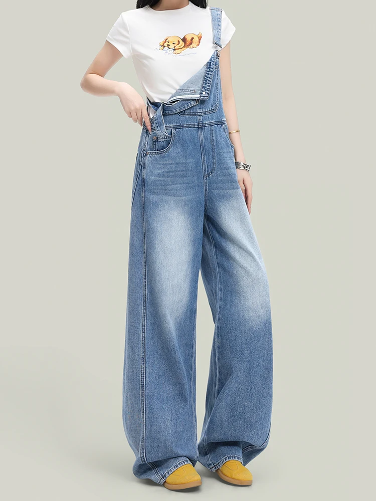 Retro American Loose Wide Leg Denim Overalls Women's High Waist Slimming One-Piece Pants Korean Sle High Waist Wide Leg Jeans
Retro American Loose Wide Leg Denim Overalls Women's High Waist Slimming One-Piece Pants Korean Sle High Waist Wide Leg Jeans