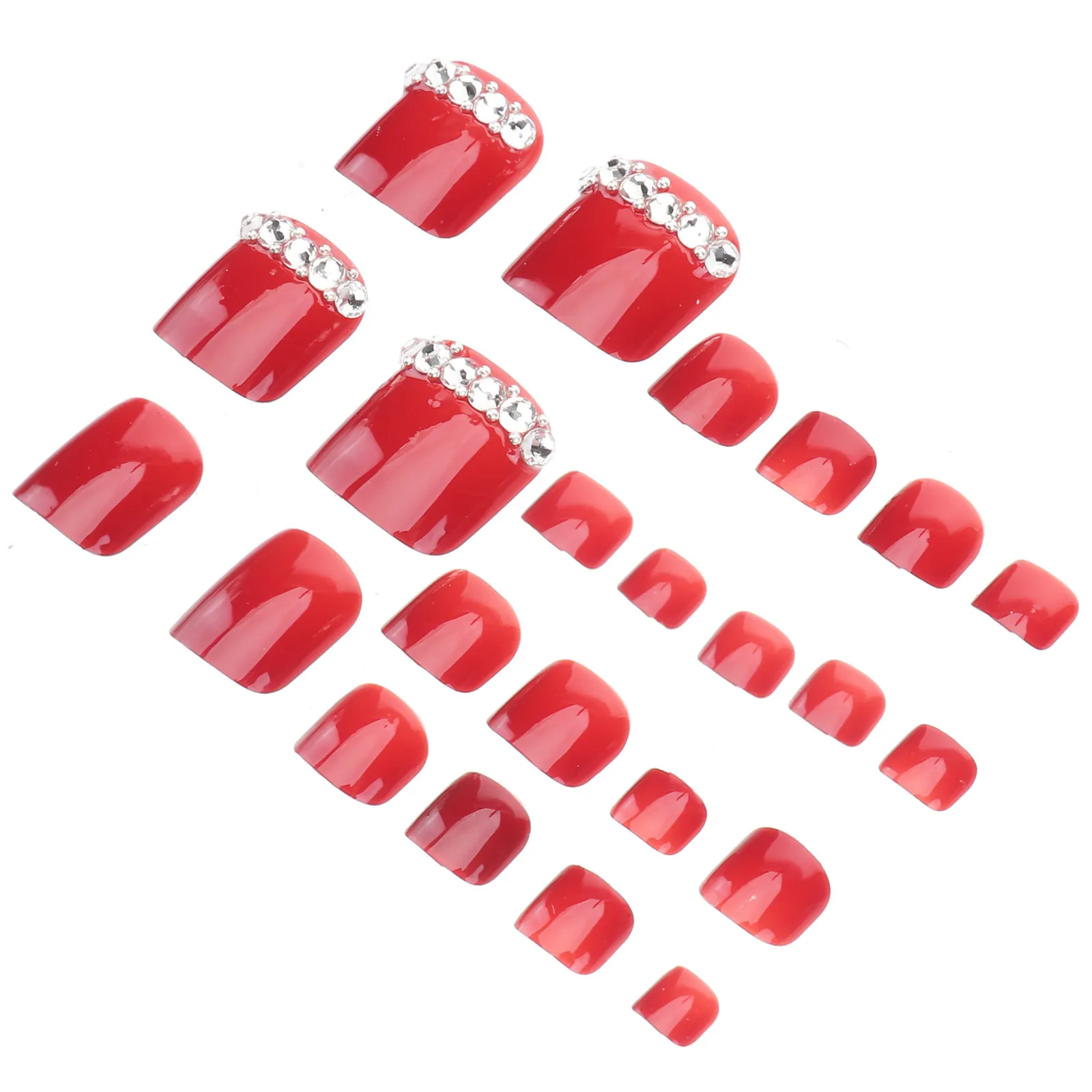 2Sets Wine Red Fake Nails Full Cover Artificial Toenails Tips for Women Girls Wedding Prom Dating Valentine's Day
2Sets Wine Red Fake Nails Full Cover Artificial Toenails Tips for Women Girls Wedding Prom Dating Valentine's Day