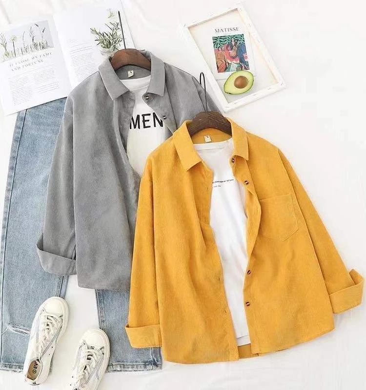 Pure Color Long Sve Women's irt Lapel Design Casual Sle Polyester Fabric Button Closure Slim Fit Autumn Collection
Pure Color Long Sve Women's irt Lapel Design Casual Sle Polyester Fabric Button Closure Slim Fit Autumn Collection