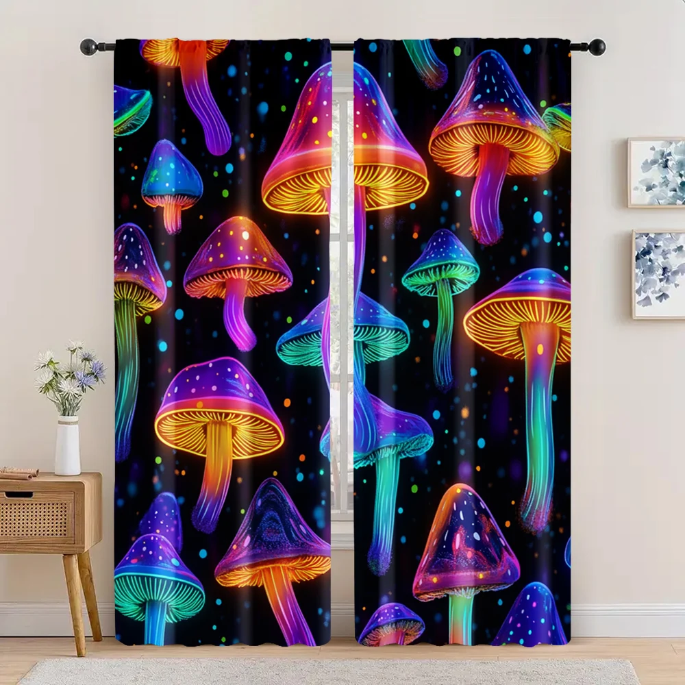 2pc, Curtain mushroom Machine Washable Polyester,Without Electricity Holiday Decorations Perfect for With rod pockets,
2pc, Curtain mushroom Machine Washable Polyester,Without Electricity Holiday Decorations Perfect for With rod pockets,