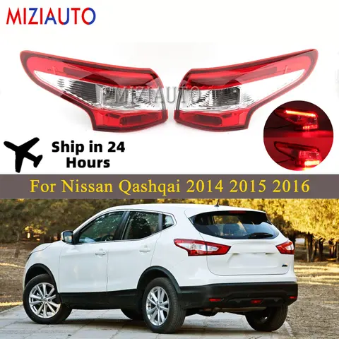 Luz trasera de freno para Nissan Qashqai, accesorios de coche, intermitente, Luz antiniebla de advertencia, 2014, 2015, 2016