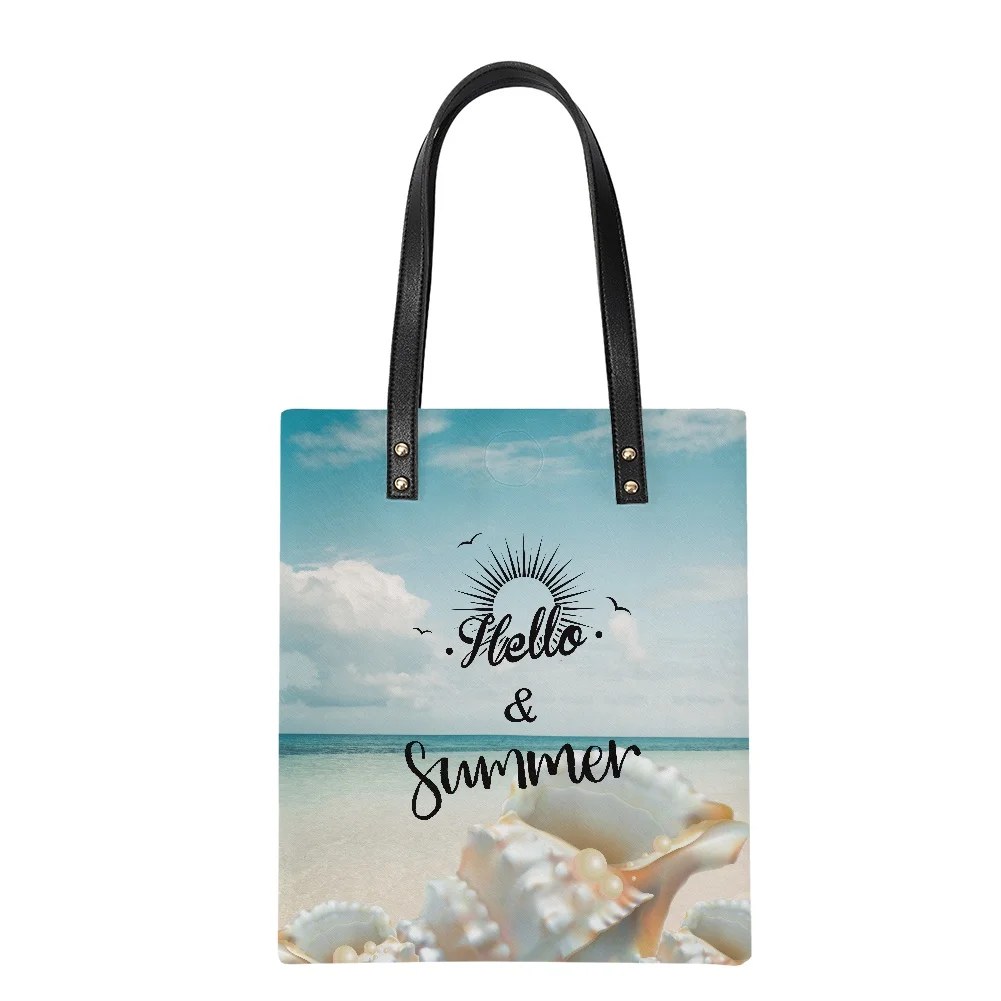 PU Leather Bag Ladies Handbags Beach Scenery Print Women Bag Large Capacity Female 2022 Office Hand Shoulder Bags For Women Tote
PU Leather Bag Ladies Handbags Beach Scenery Print Women Bag Large Capacity Female 2022 Office Hand Shoulder Bags For Women Tote