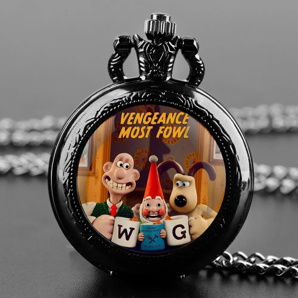 Cartoon Dog Glass Dome Quartz Pocket Watch with Arabic Numerals Dial Chain Clock Perfect Gifts for Children Men Women
Cartoon Dog Glass Dome Quartz Pocket Watch with Arabic Numerals Dial Chain Clock Perfect Gifts for Children Men Women