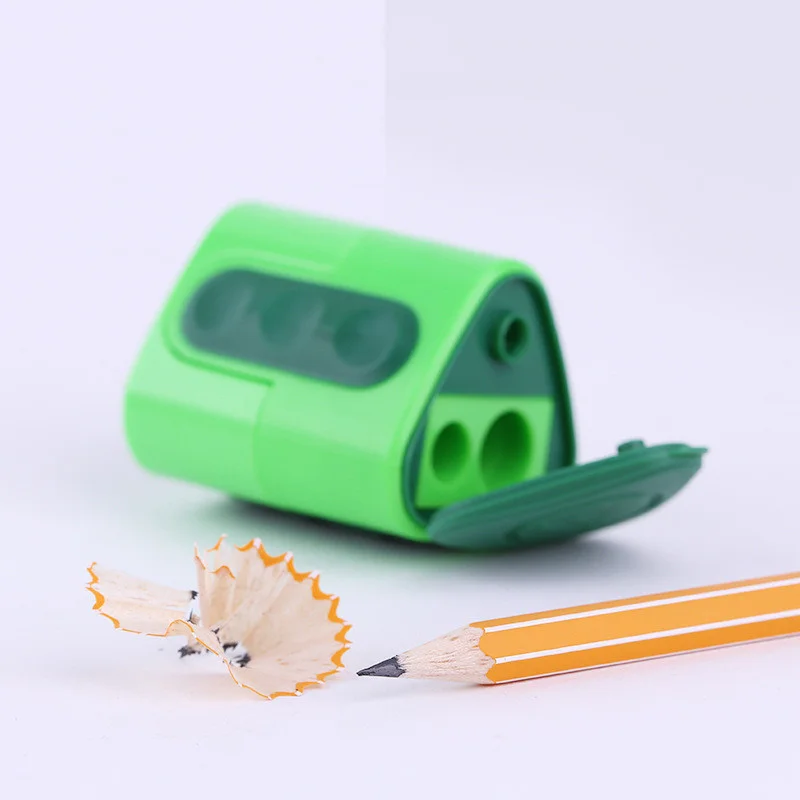 Triangle Double Hole Pencil Sharpener with Thick Hole Sharpeners Large Hole Cutter Stationery Knife Can Sharpen 0.8cm/1.1cm
Triangle Double Hole Pencil Sharpener with Thick Hole Sharpeners Large Hole Cutter Stationery Knife Can Sharpen 0.8cm/1.1cm