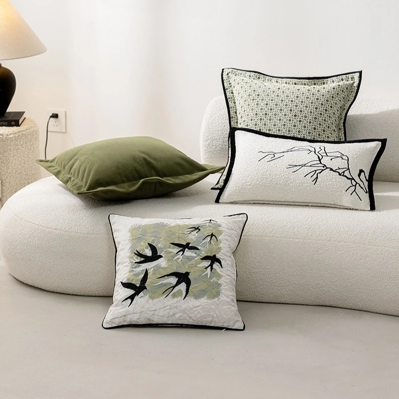Modern Minimalist Retro Cushion Cover Swallow Embroidered Premium Pillowcase Home Decor Living Room Sofa Pillow Cover Decorative
Modern Minimalist Retro Cushion Cover Swallow Embroidered Premium Pillowcase Home Decor Living Room Sofa Pillow Cover Decorative