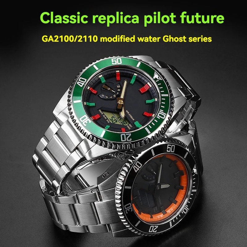 Для G-SHOCK Casio Farmhouse Oak GA-2100/2110 модифицированный Rolex Aquaman Black Samurai часы из нержавеющей стали с аксессуарами
Для G-SHOCK Casio Farmhouse Oak GA-2100/2110 модифицированный Rolex Aquaman Black Samurai часы из нержавеющей стали с аксессуарами