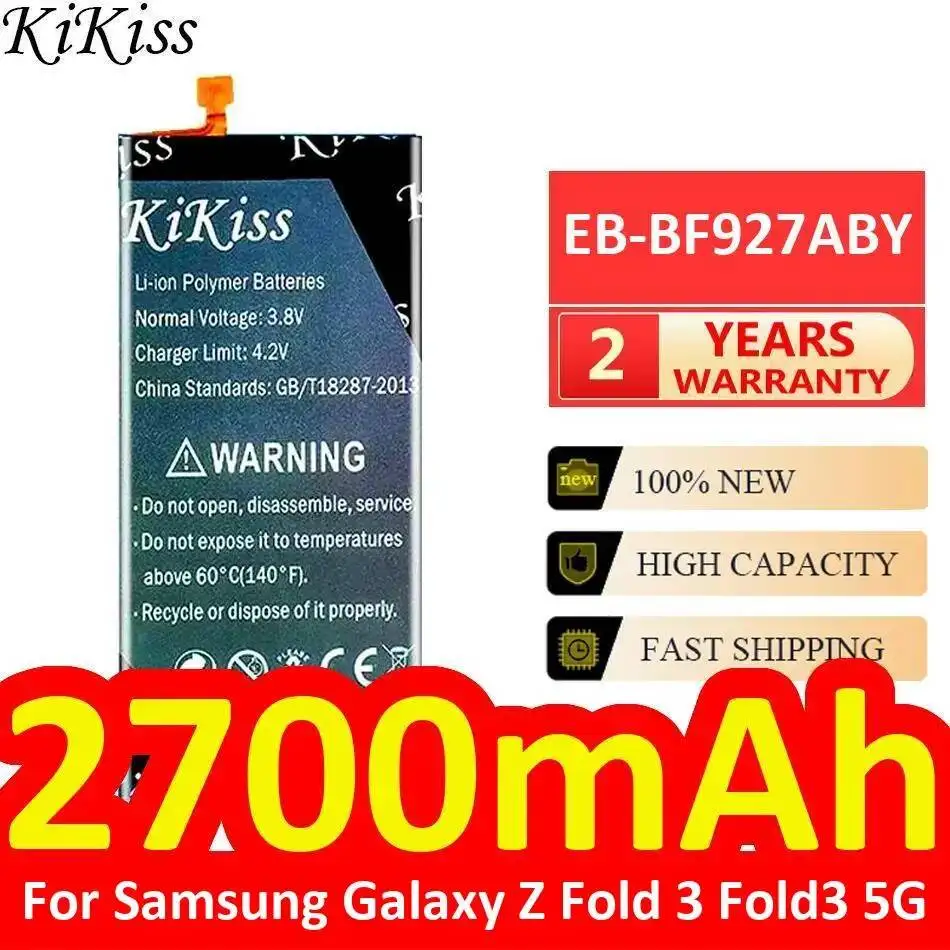 Аккумулятор для мобильного телефона Samsung Galaxy Z Fold 3 5G, 2700 мАч, EB-BF927ABY, стабильная работа
Аккумулятор для мобильного телефона Samsung Galaxy Z Fold 3 5G, 2700 мАч, EB-BF927ABY, стабильная работа