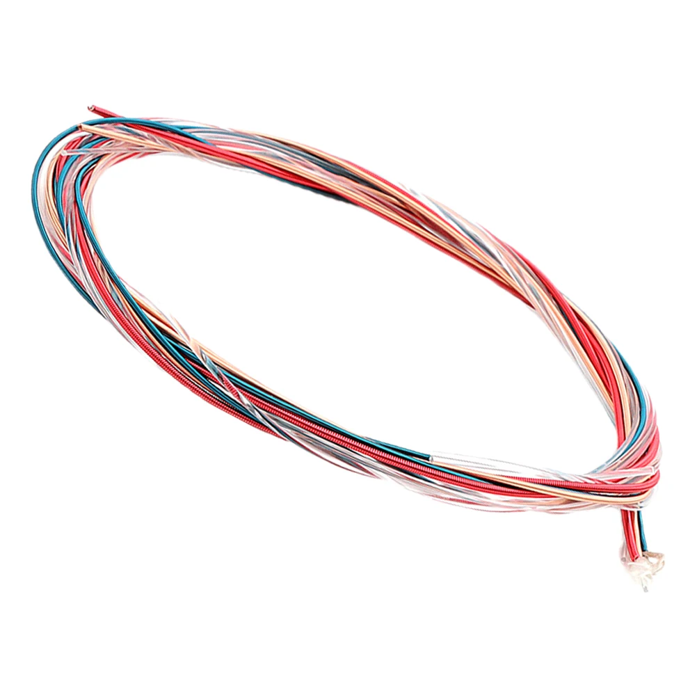 6 Pcs Colorful Guitar Strings Replacement Acoustic Folk Accessories Kit Replaceable 
6 Pcs Colorful Guitar Strings Replacement Acoustic Folk Accessories Kit Replaceable