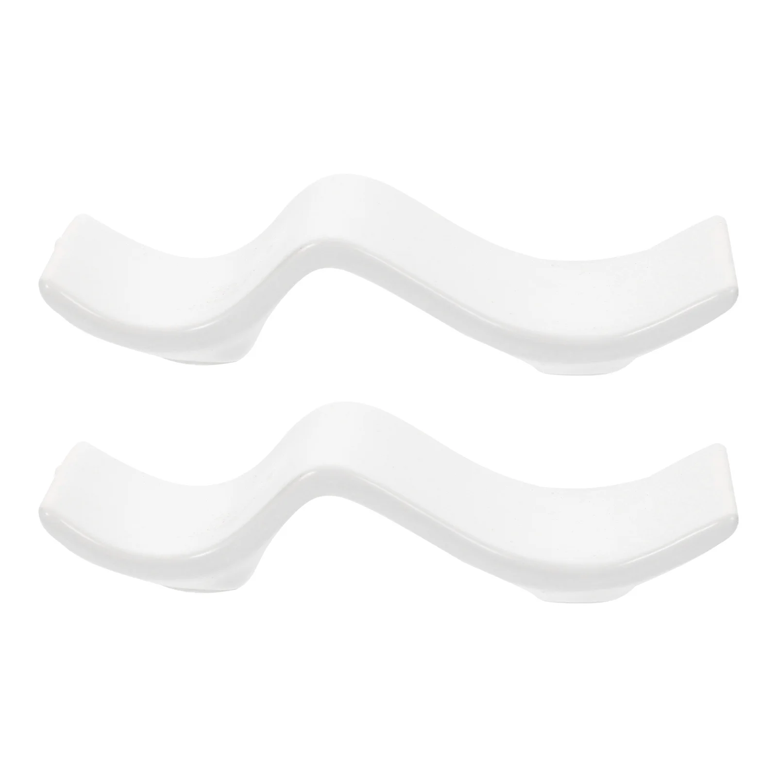 2Pcs Premium Ceramic Chopsticks Rest Wave Style Spoon Rack Non-Slip Flatware Holder for Dining Room Kitchen Table Decoration
2Pcs Premium Ceramic Chopsticks Rest Wave Style Spoon Rack Non-Slip Flatware Holder for Dining Room Kitchen Table Decoration