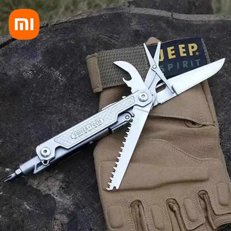 Многофункциональный инструмент Xiaomi SWISS TECH 11 в 1, складной нож, ножницы, отвертка, портативный карманный мини-инструмент для кемпинга на открытом воздухе, повседневные инструменты
Многофункциональный инструмент Xiaomi SWISS TECH 11 в 1, складной нож, ножницы, отвертка, портативный карманный мини-инструмент для кемпинга на открытом воздухе, повседневные инструменты