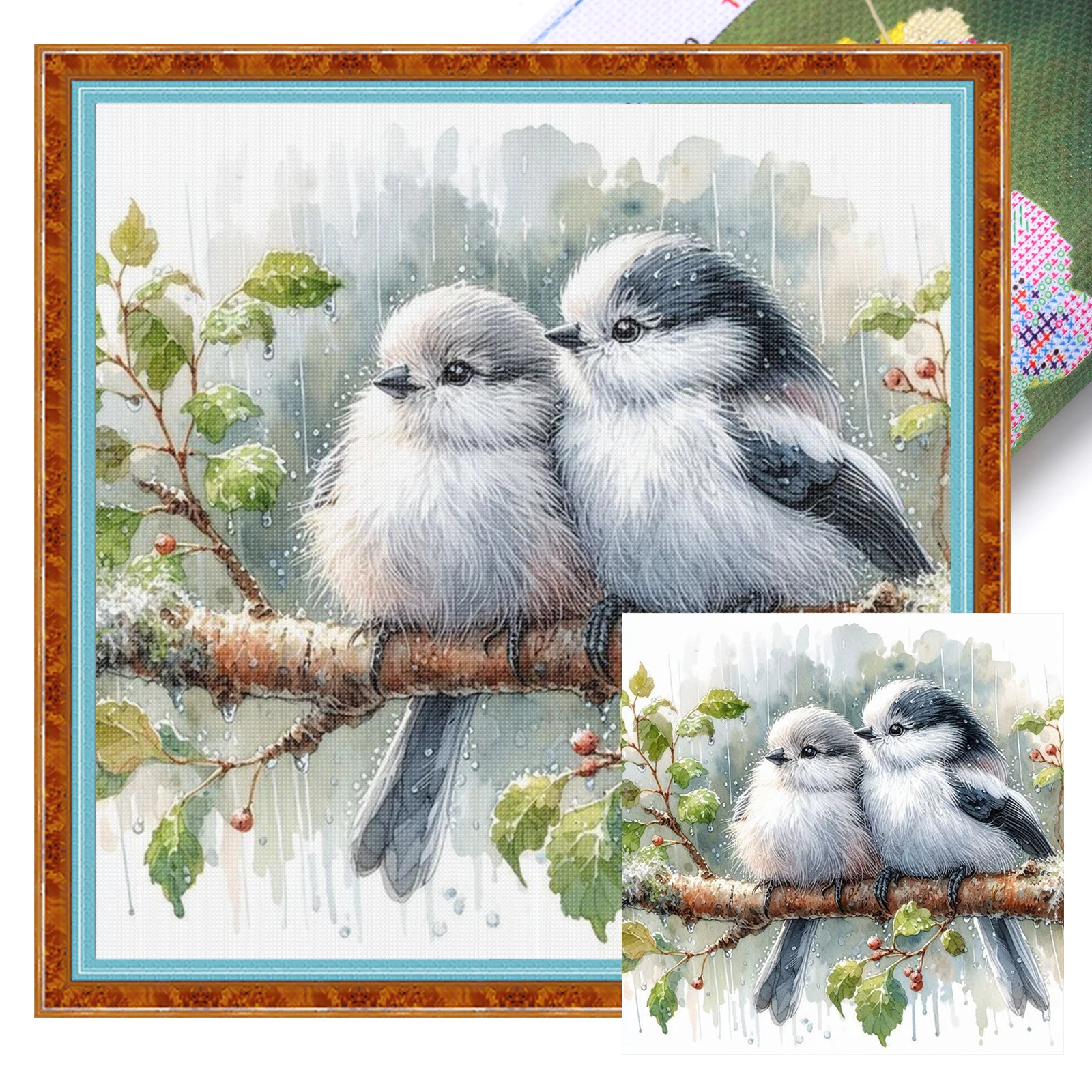Robin Full 11CT DIY Stamped Cross Stitch Kits 15.75x15.75in Cross Stitch Art and Crafts Kits for Beginners Adults Home Decor
Robin Full 11CT DIY Stamped Cross Stitch Kits 15.75x15.75in Cross Stitch Art and Crafts Kits for Beginners Adults Home Decor