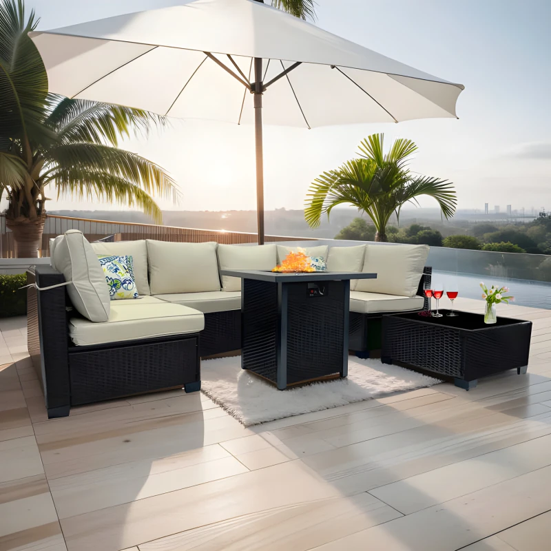 Factory Manufacturing Waterproof and Sunscreen Rattan Sofa Set for Garden Use
Factory Manufacturing Waterproof and Sunscreen Rattan Sofa Set for Garden Use